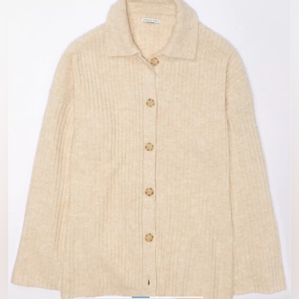 American Eagle Collared Cardigan - image 2